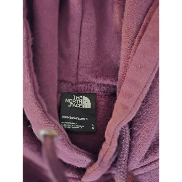 Women's The Nort Face Hoodie Purple Size Lg - Picture 2 of 4